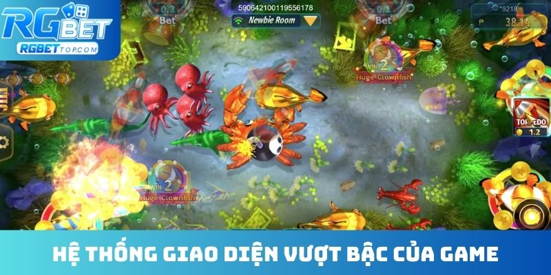 Hệ thống giao diện vượt bậc của game