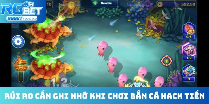 Rủi ro cần ghi nhớ khi chơi bắn cá hack tiền